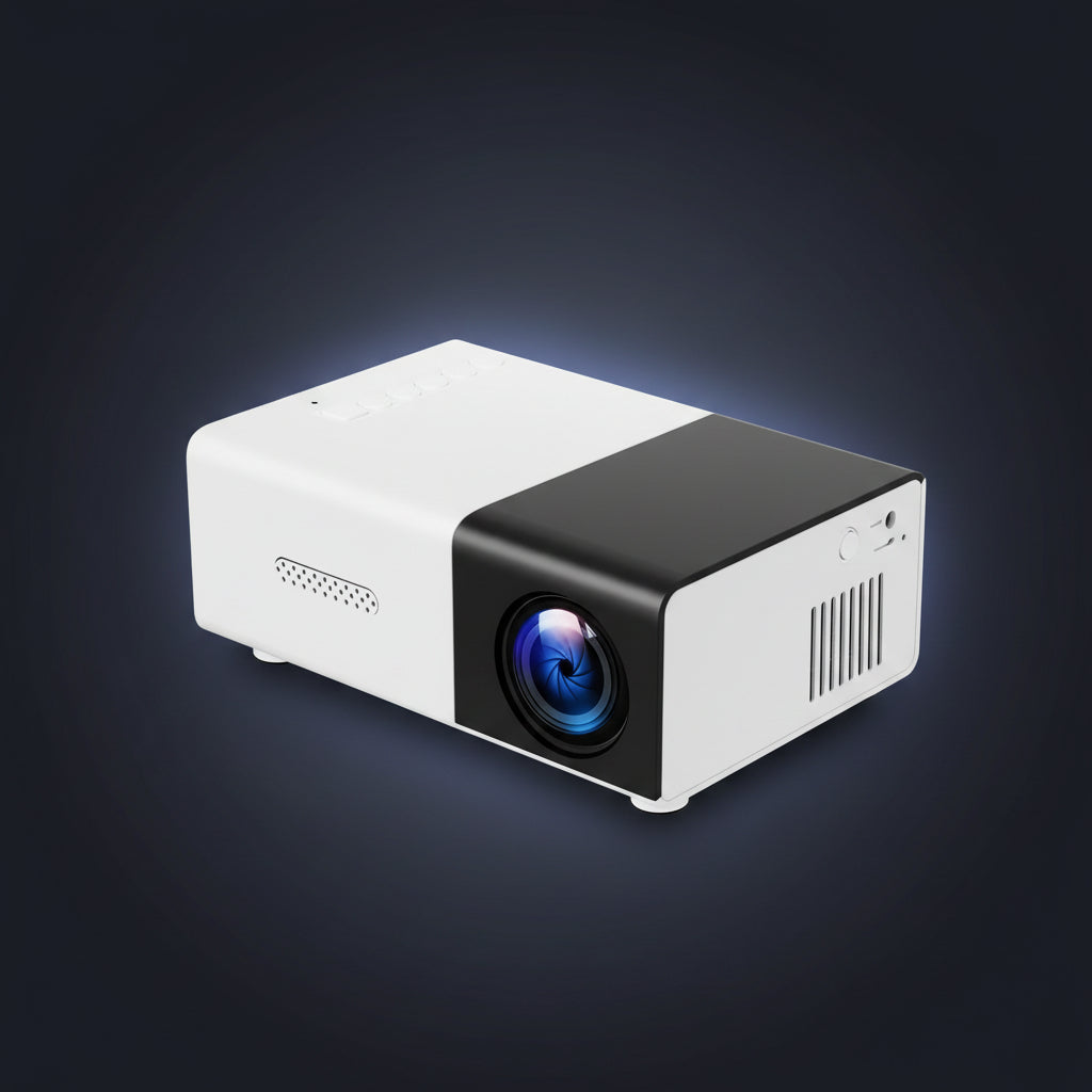 Projecteur Portable LED HD Cinéma Maison Compact