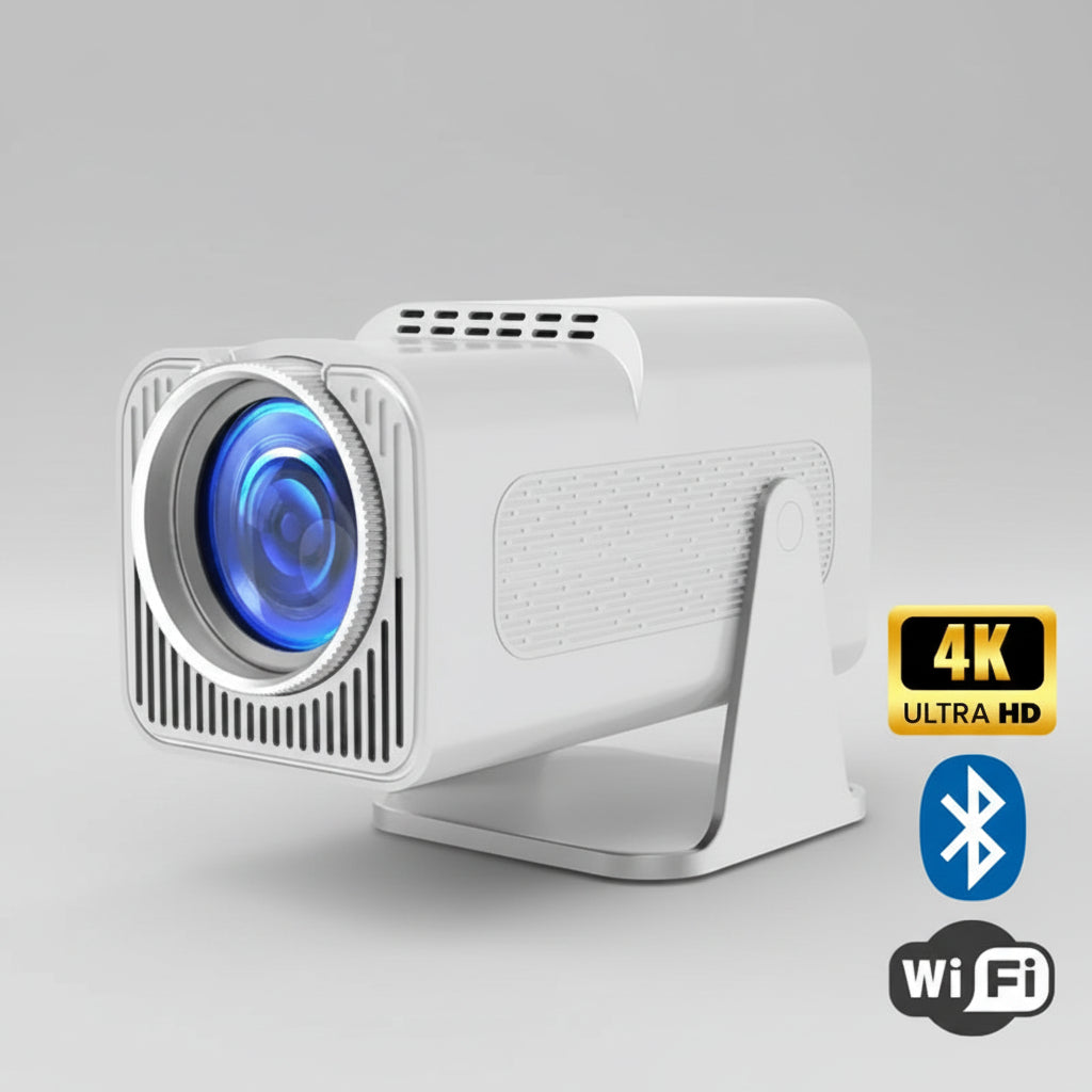 Mini proyector inteligente con Bluetooth y WiFi, proyector para cine en casa