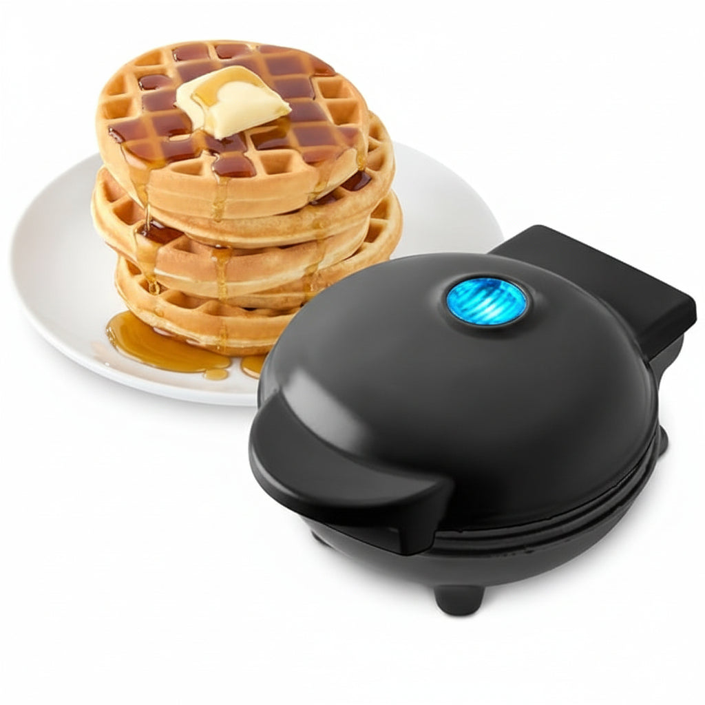 Mini piastra per waffle elettrica Waffel maker compatto per casa