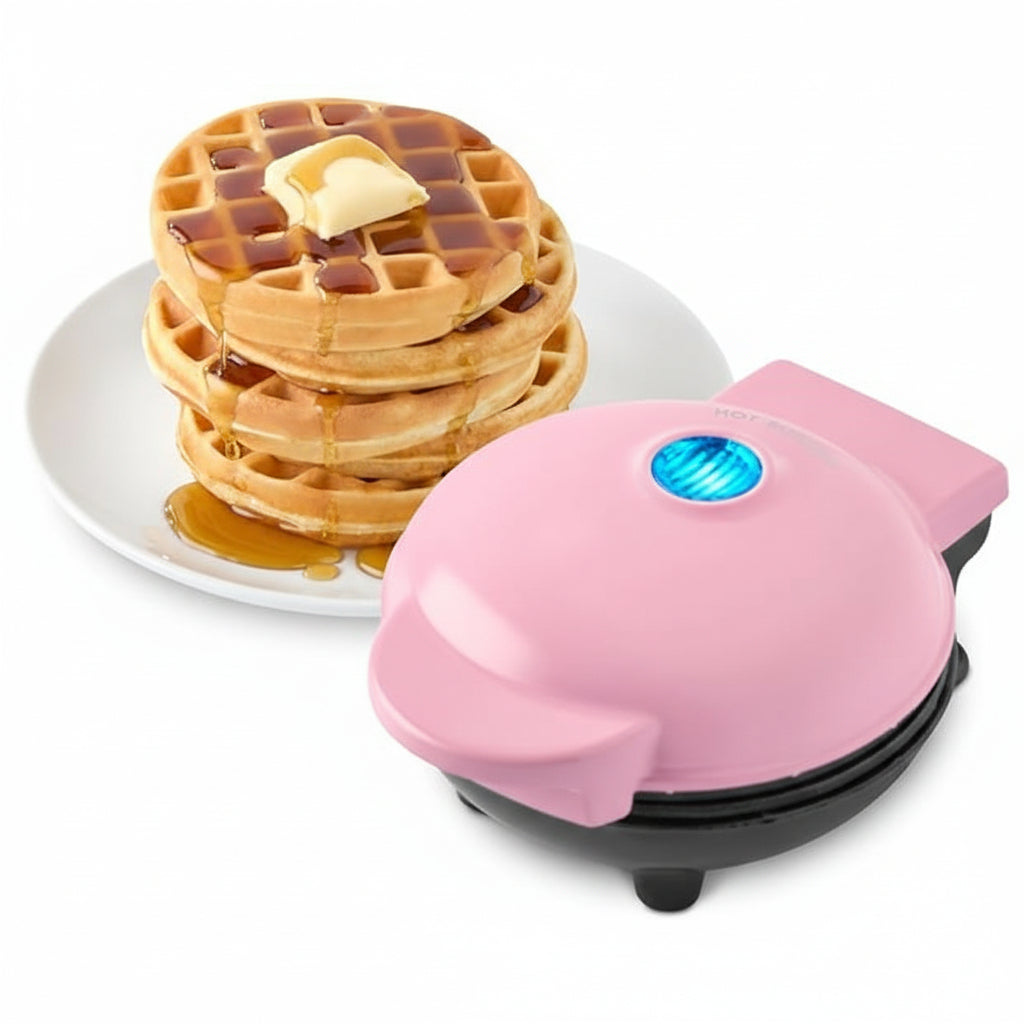 Mini piastra per waffle elettrica Waffel maker compatto per casa