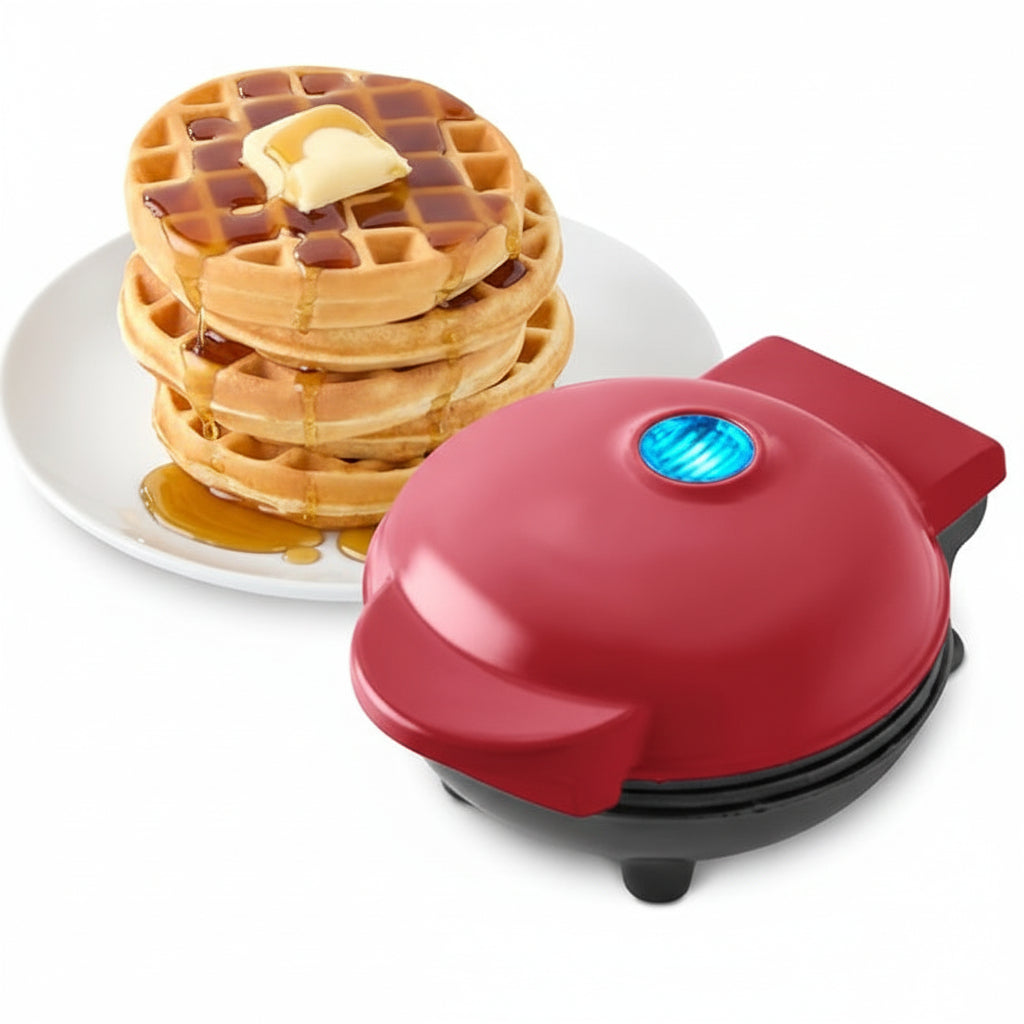 Mini piastra per waffle elettrica Waffel maker compatto per casa
