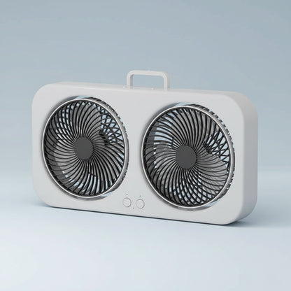 Window Fan Cooling Double Fan Living Spaces