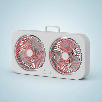 Window Fan Cooling Double Fan Living Spaces
