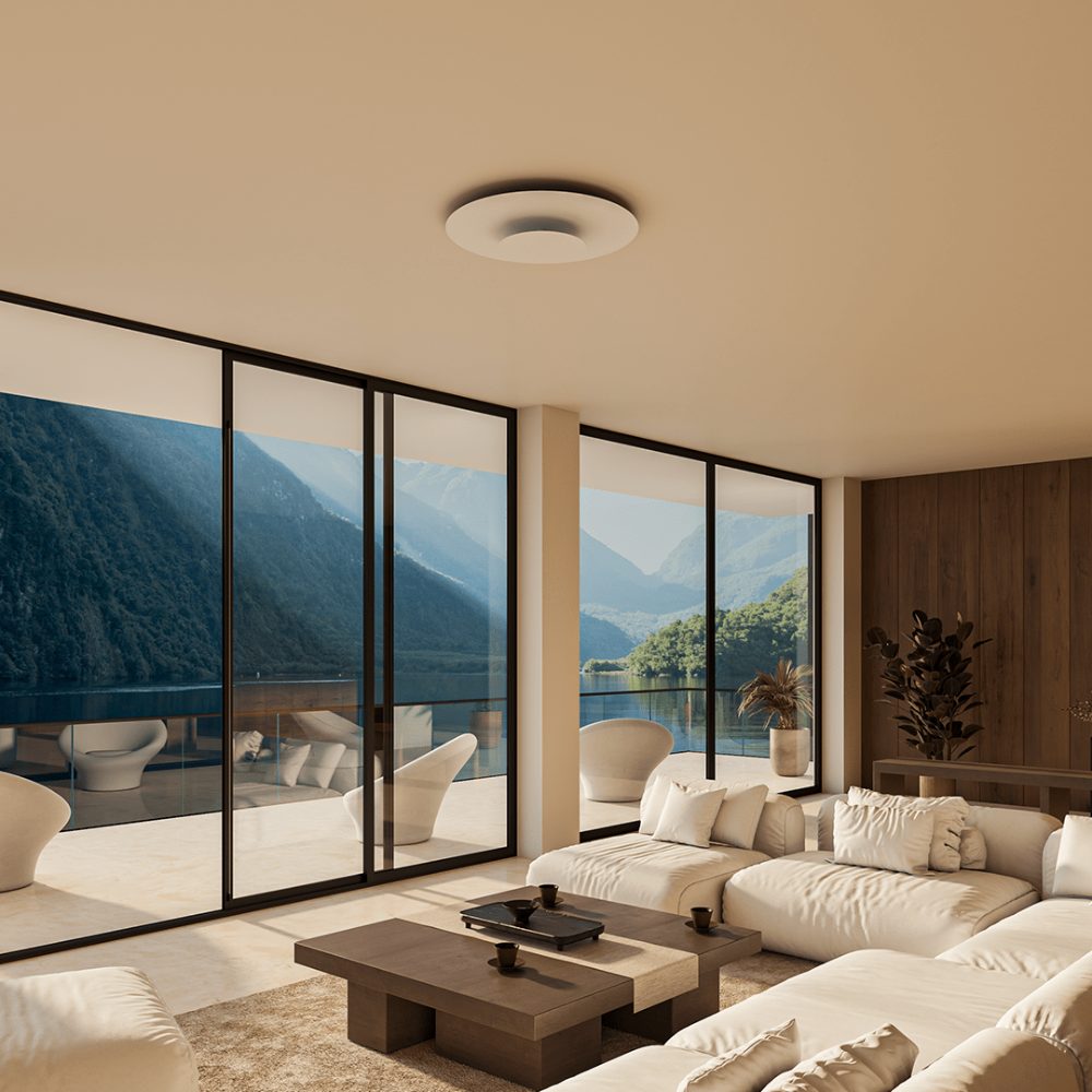 Moderne Deckenleuchte Für Wohnzimmer Dimmbar Rund - Image 12
