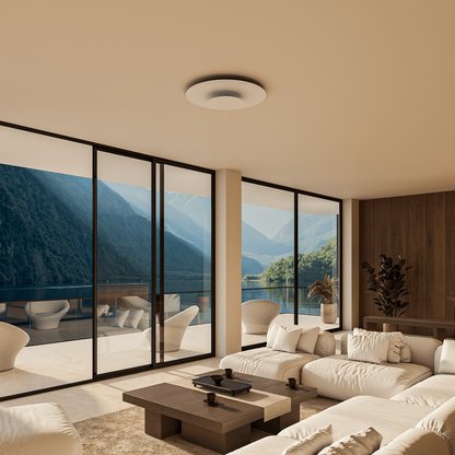 Moderne Deckenleuchte Für Wohnzimmer Dimmbar Rund - Image 12
