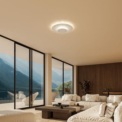 Moderne Deckenleuchte Für Wohnzimmer Dimmbar Rund - Image 4