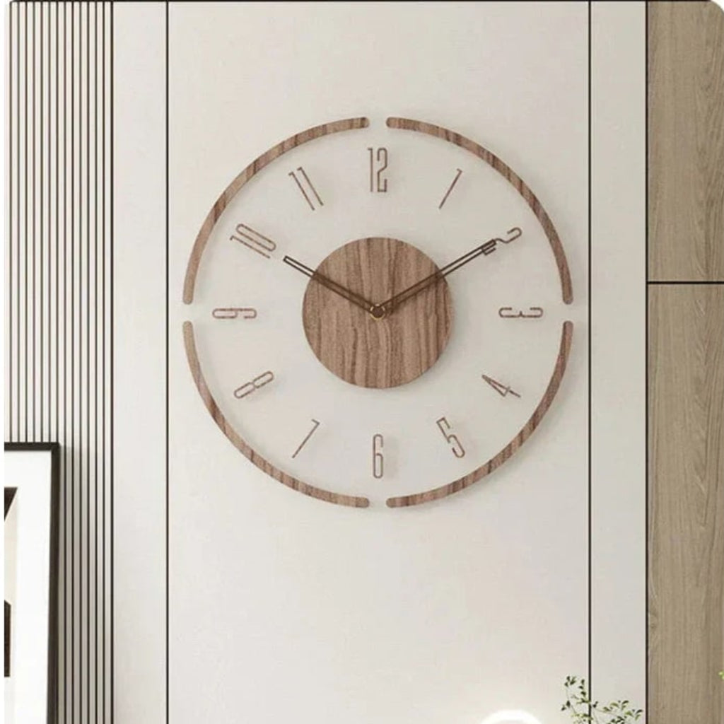 Moderne Holz Wanduhr Minimalistisches Design - Image 6