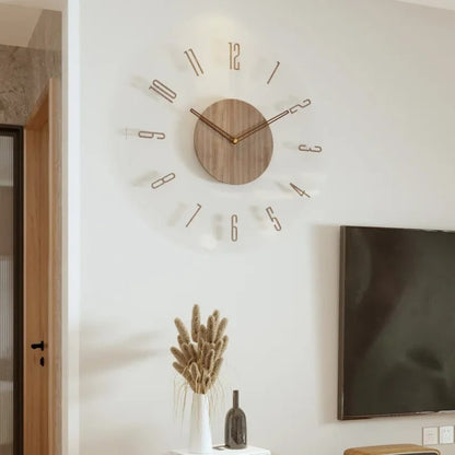 Moderne Holz Wanduhr Minimalistisches Design - Image 8