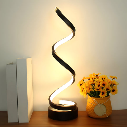 LED Tischlampe Modern Spiral Dimmbar
