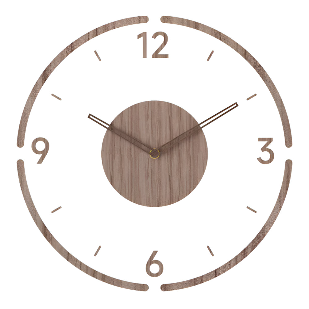 Wanduhr Holz Acryl Modernes Design