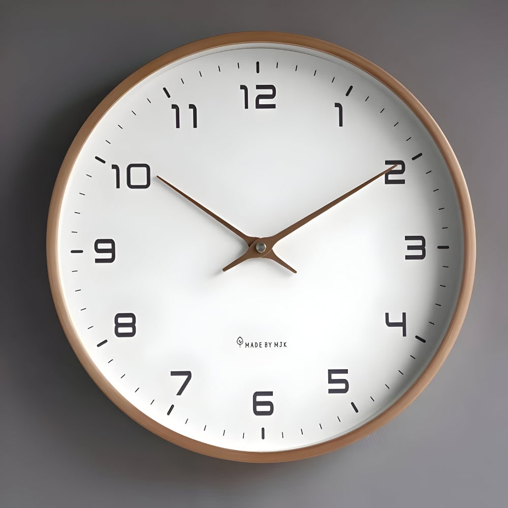 Moderne Wanduhr Haus Garten Rund - Image 2