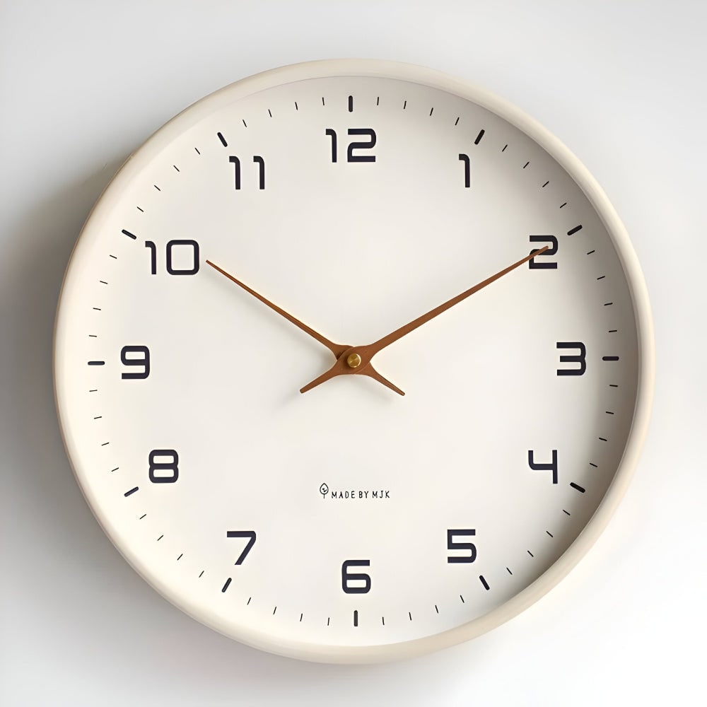 Moderne Wanduhr Haus Garten Rund - Image 3
