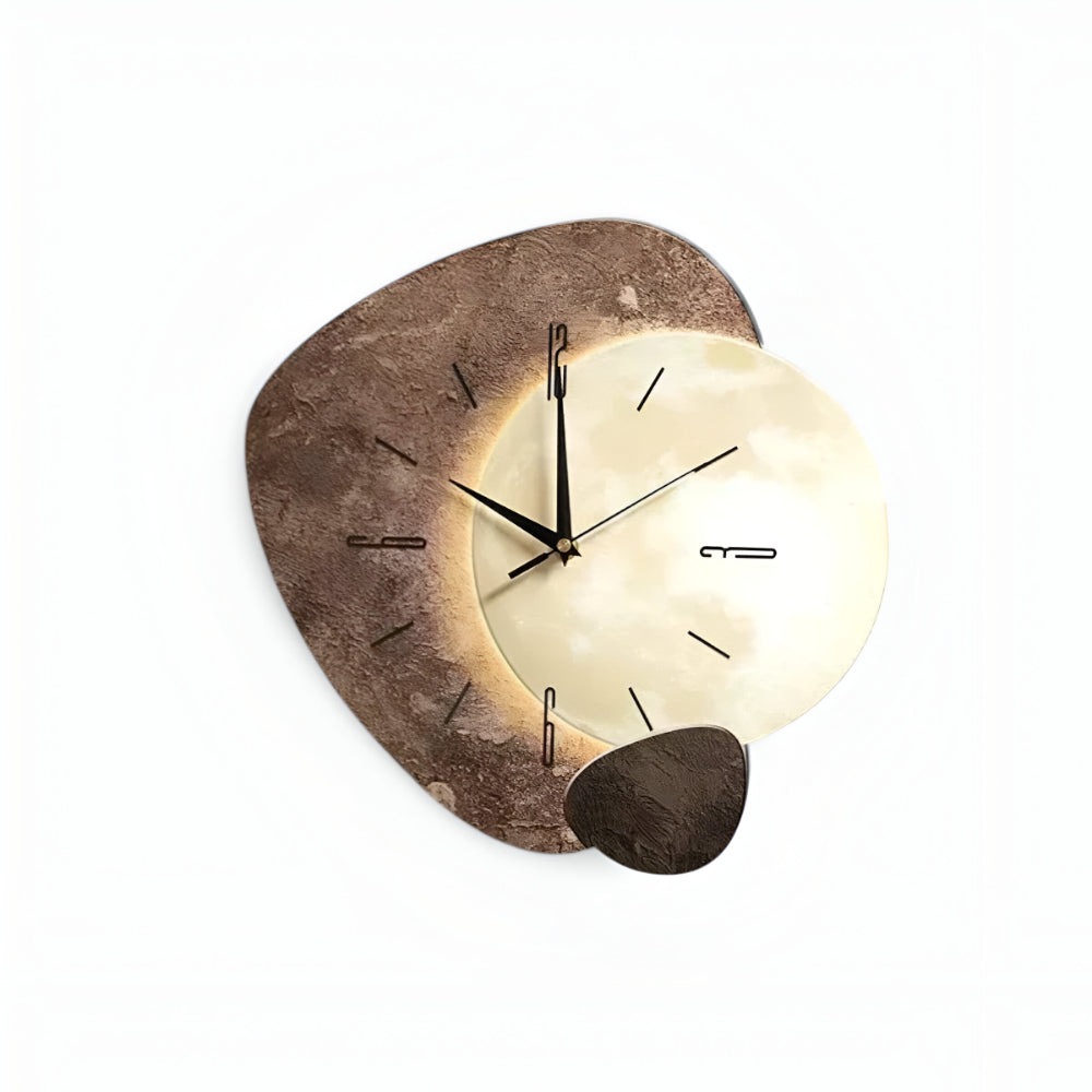 Wanduhr Modern Kristall Asymmetrisch Kunst Design