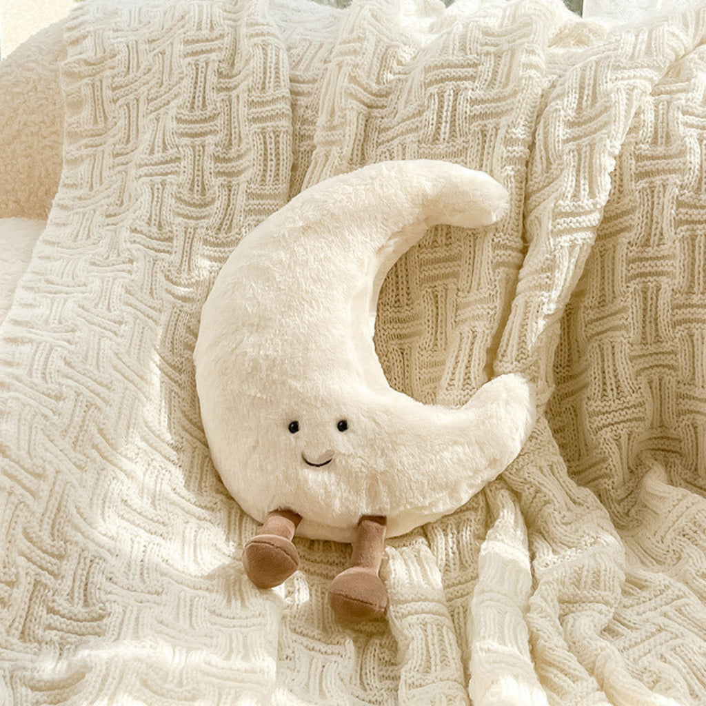 Sun and Moon Plush Pillow – Soft Velvet Touch Cushion for Bedroom and Nursery Decor - Image 8