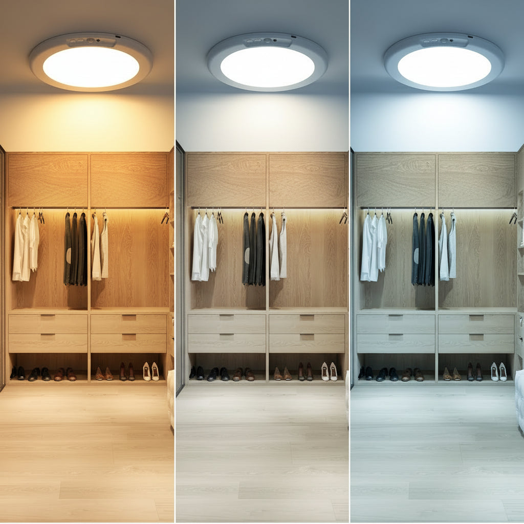 LED Ceiling Light Motion Sensor Rechargeable Indoor Lamp