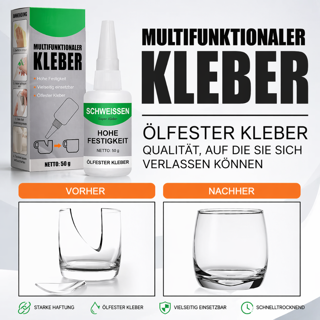 Kleber Multifunktionskleber Stark Transparent Universalkleber