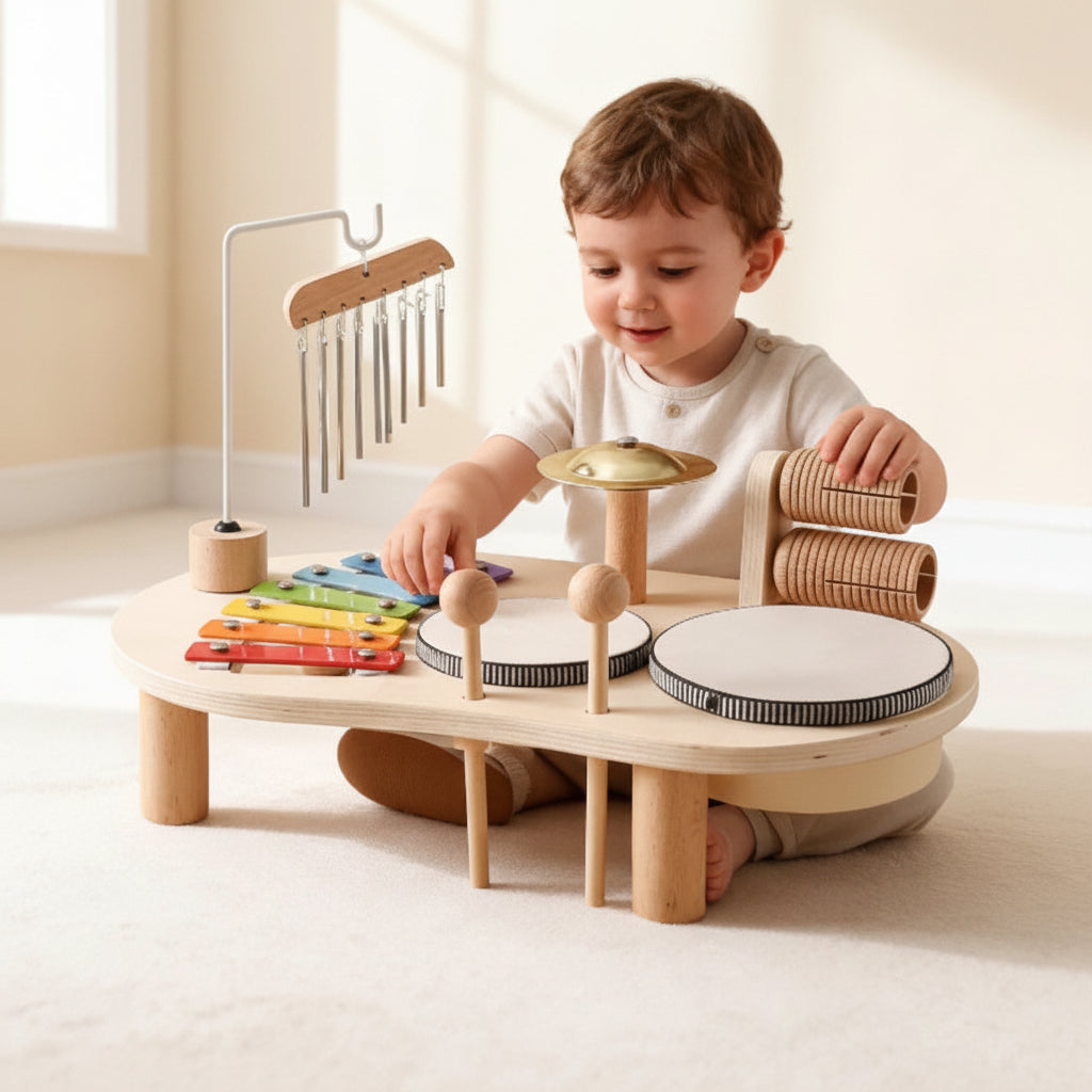 Kleinkinder Musikalisches Holz Set Kreative Entdeckungen