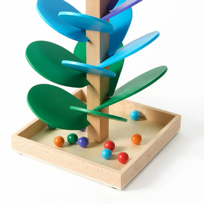 Musikalisches Baumspielzeug Holz Lernspielzeug Kugeln Farben - Image 3