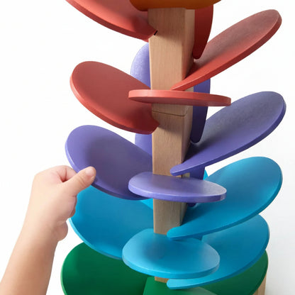 Musikalisches Baumspielzeug Holz Lernspielzeug Kugeln Farben - Image 4