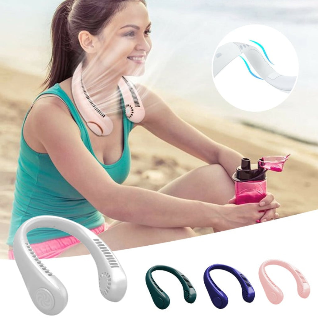 Nackenfächer Frauen Tragbarer Ventilator Hals Kühlung - Image 2