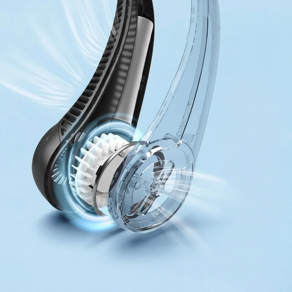 Nackenfächer Tragbarer Halsventilator USB Kühlung - Image 3