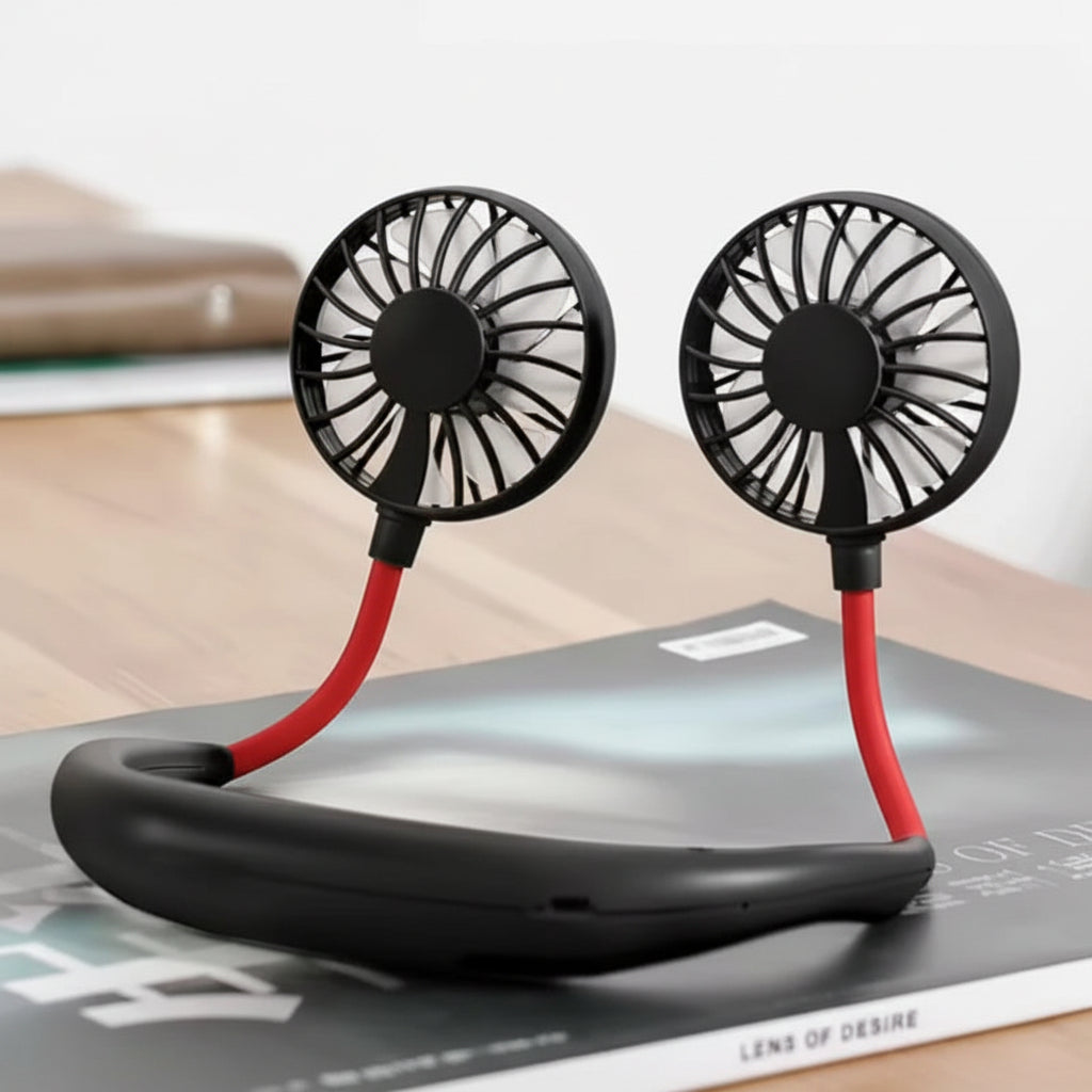 Neck Fan Cooling Portable Quiet Rechargeable