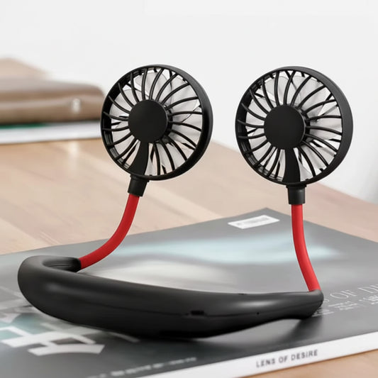 Ventilador Cuello Portátil Silencioso Recargable