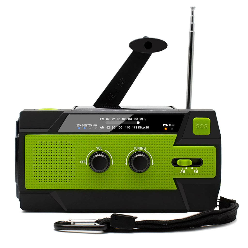 Notfallradio Tragbar Handkurbel Solarstrom Backup - Image 2