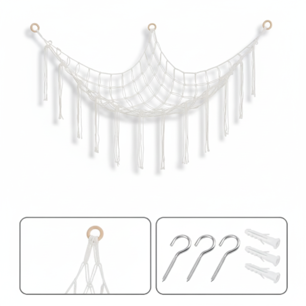 Storage Net Hammock Stuffed Animal Toy Net Kids Room