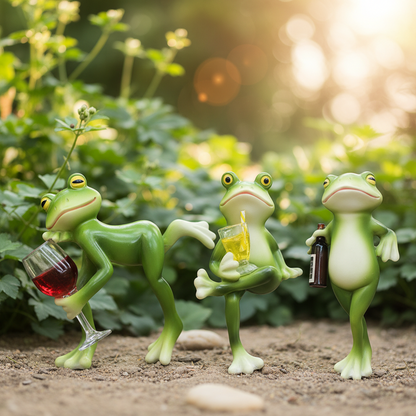 Oktoberfest Frosch Topfpflanzen Deko Gartenbedarf Gartenfigur - Image 1