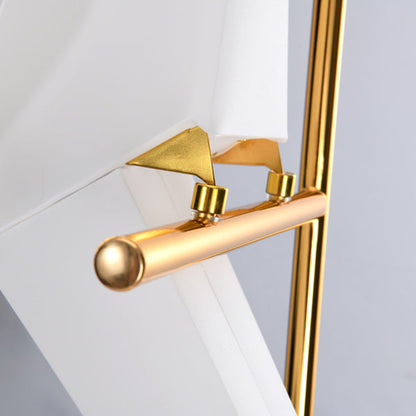 Tischlampe Vogel Design aus Metall und Kunststoff