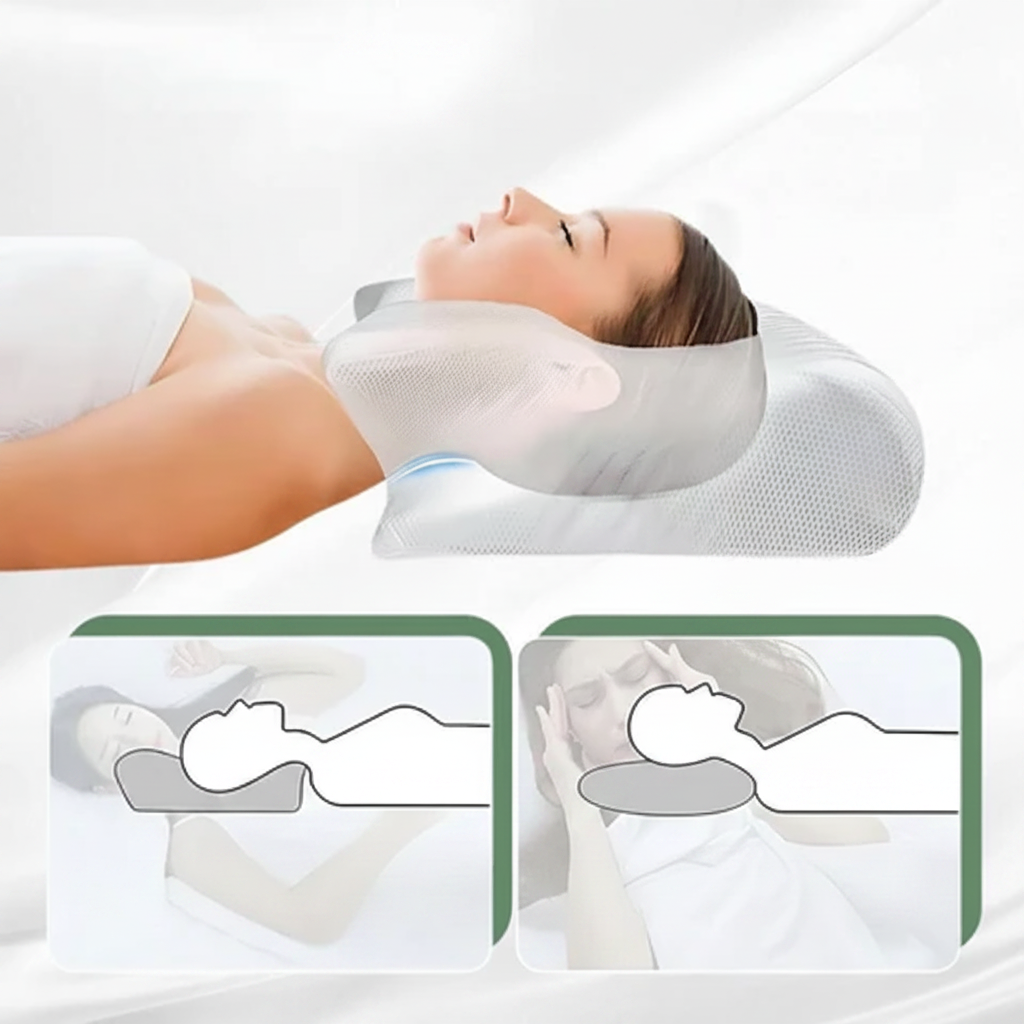 Orthopädisches Memory Foam Nackenstützkissen Konturform - Image 3