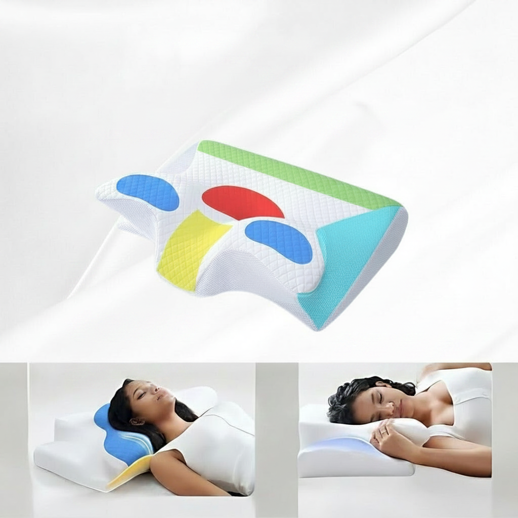 Orthopädisches Memory Foam Nackenstützkissen Konturform - Image 4