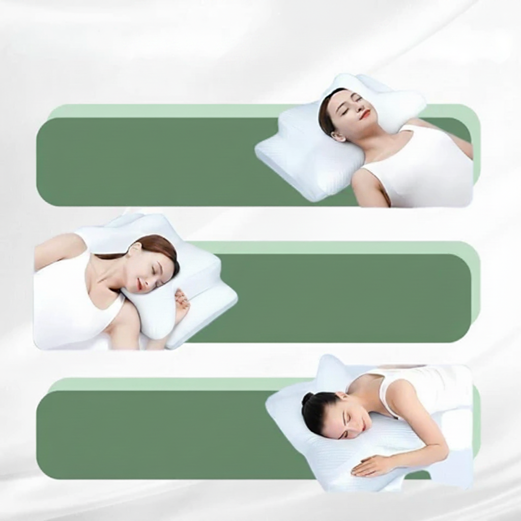 Orthopädisches Memory Foam Nackenstützkissen Konturform - Image 5