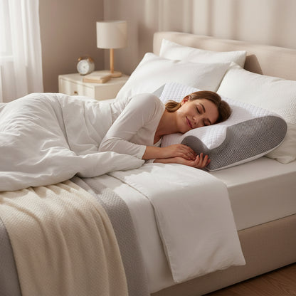 Orthopädisches Memory Foam Nackenstützkissen Konturform - Image 7