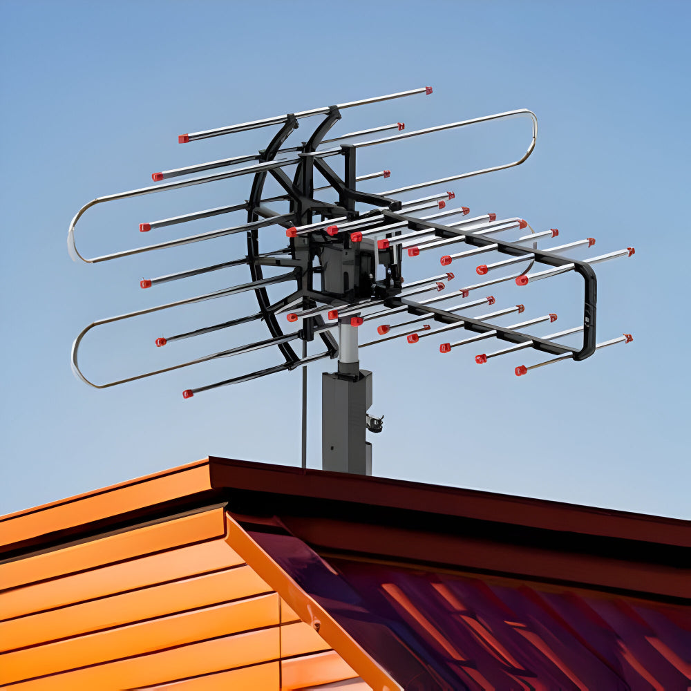 TV Antenne Außenbereich Langstrecke UHF VHF FM
