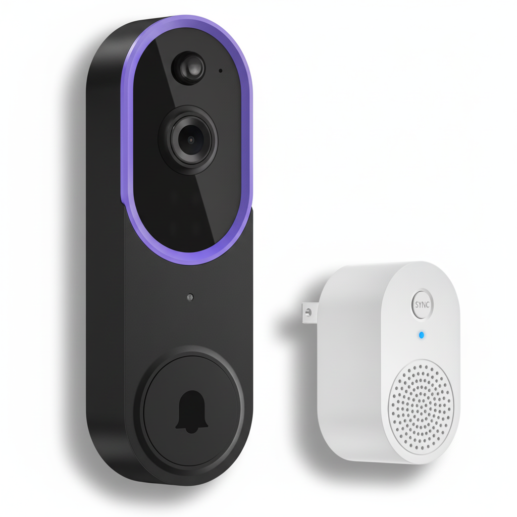 Video Camera Doorbell Wireless Night Vision
