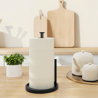 Kitchen Roll Holder Wall Mounted Metal Paper Towel Rack