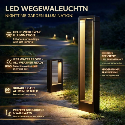 Outdoor LED Path Lighting Modern Garden Lamp Durability