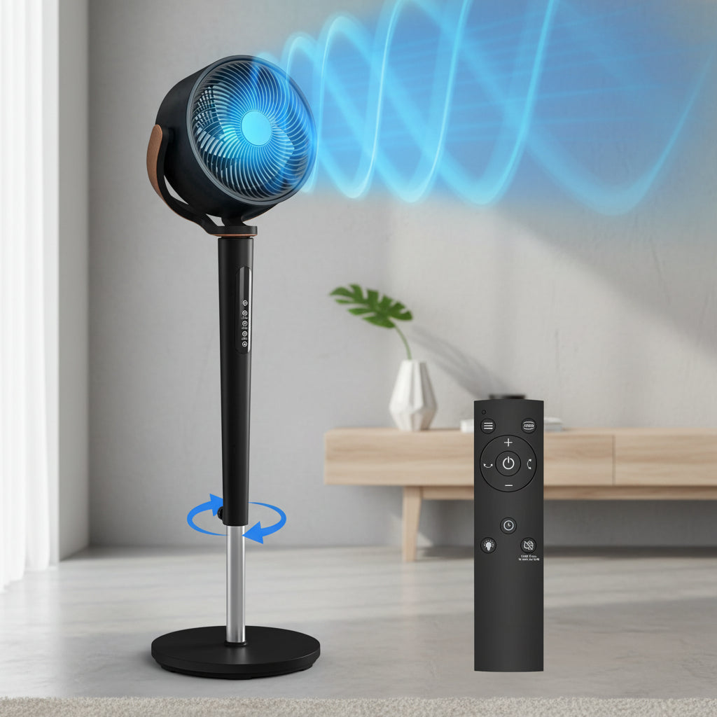 Pedestal Fan Cooling Height Adjustable Quiet