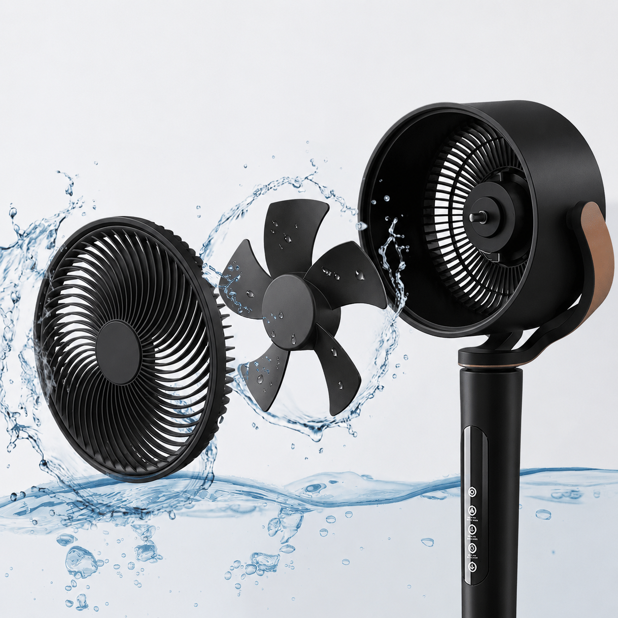 Pedestal Fan Cooling Height Adjustable Quiet