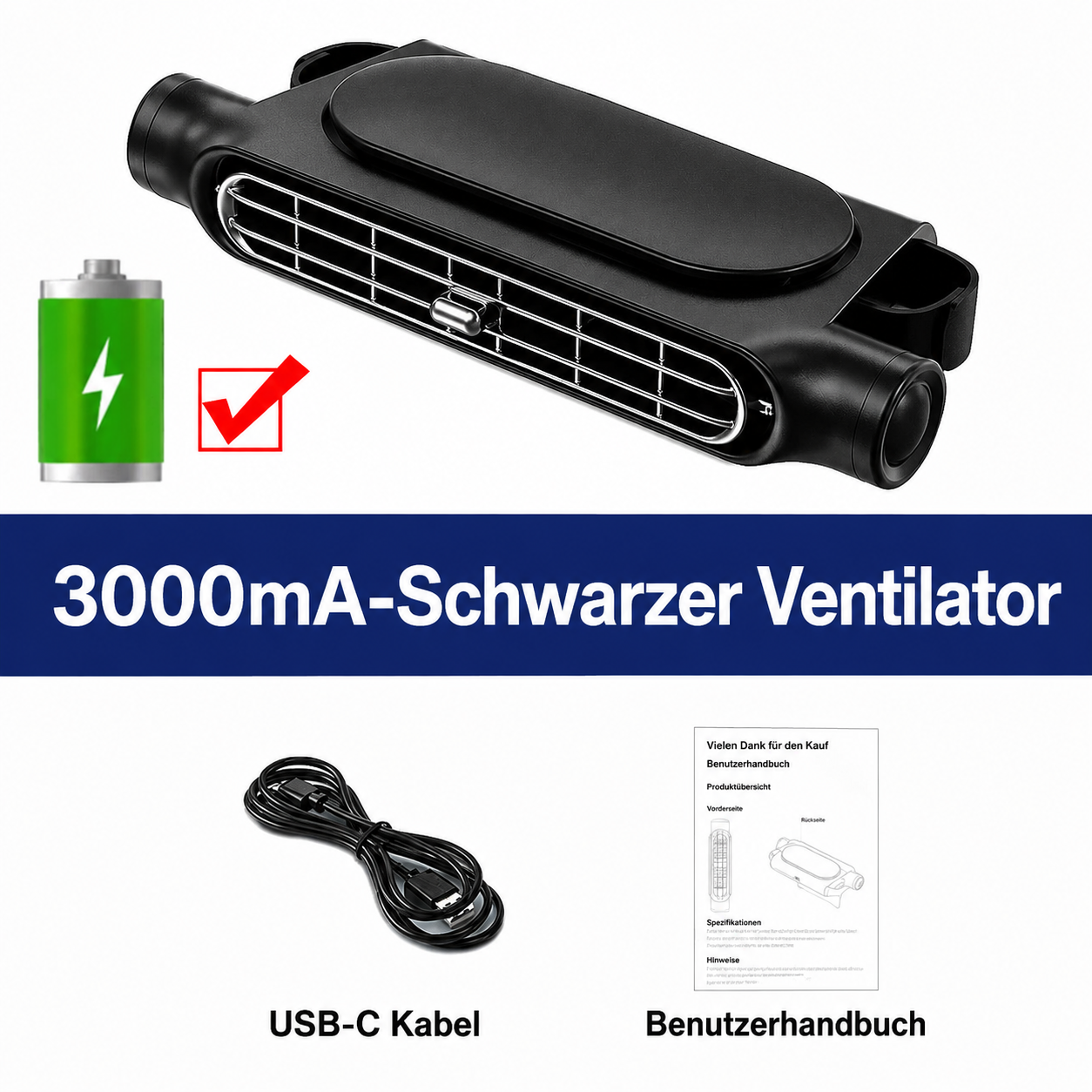 Luftkühler Kühlung Mobiler Mini Ventilator USB