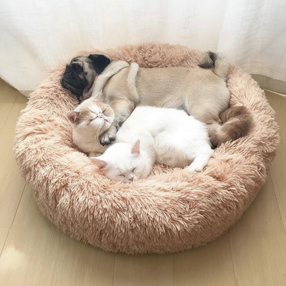 Cuccia per cani morbida rotonda lavabile peluche