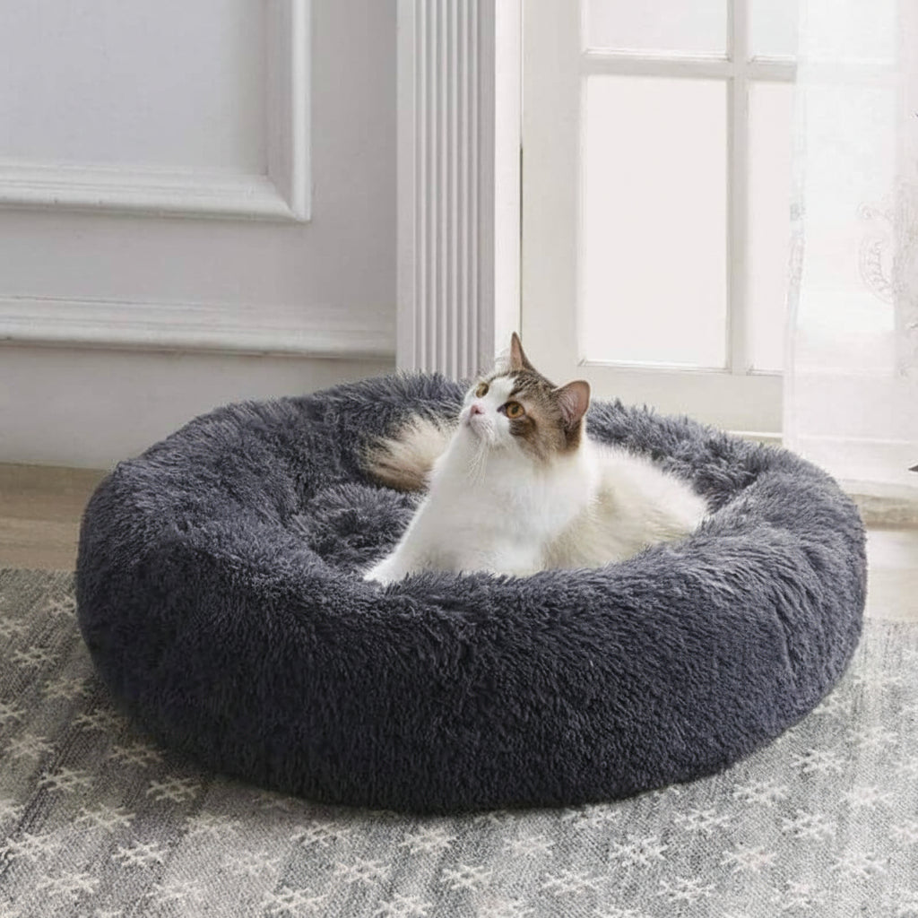 Cuccia per cani morbida rotonda lavabile peluche