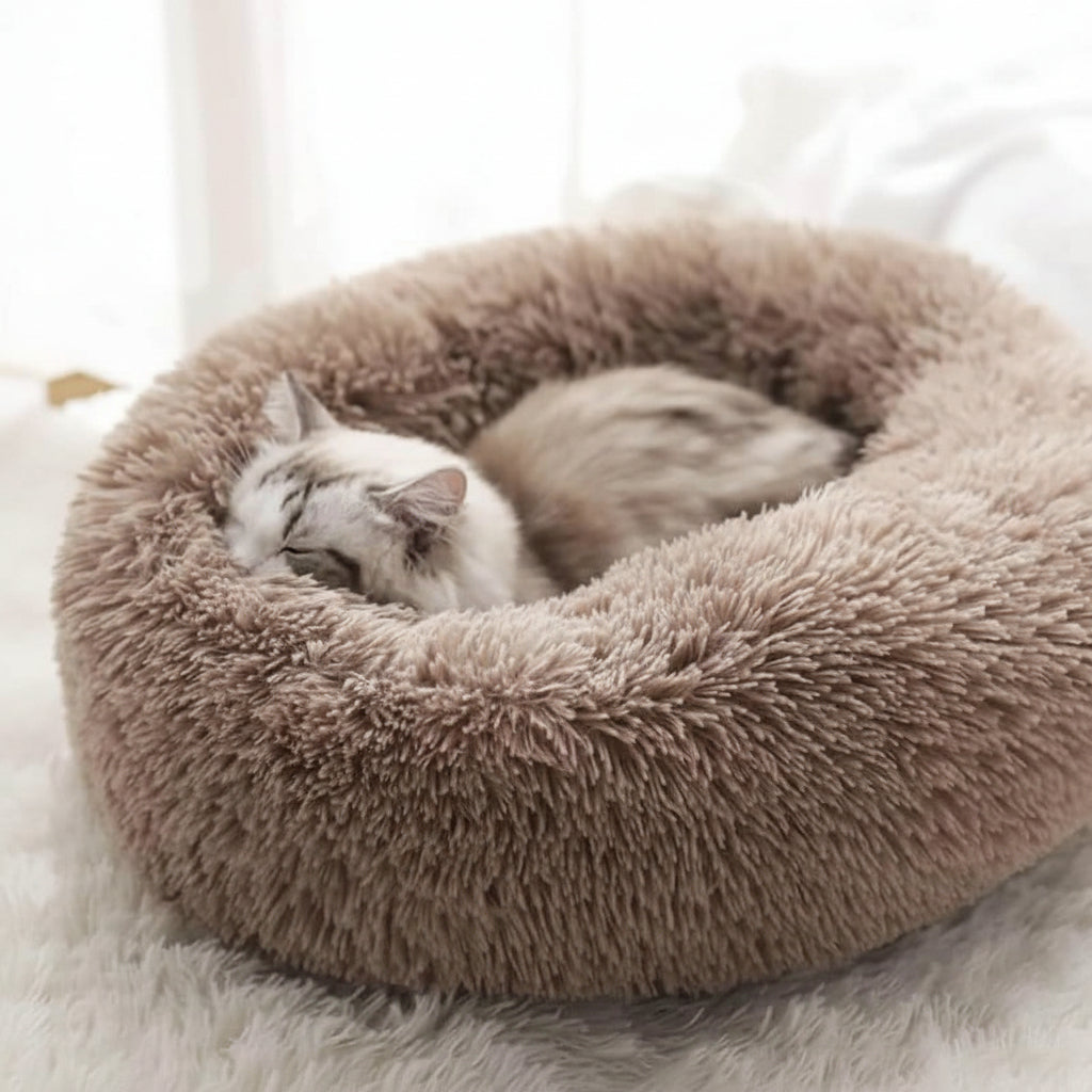 Cuccia per cani morbida rotonda lavabile peluche