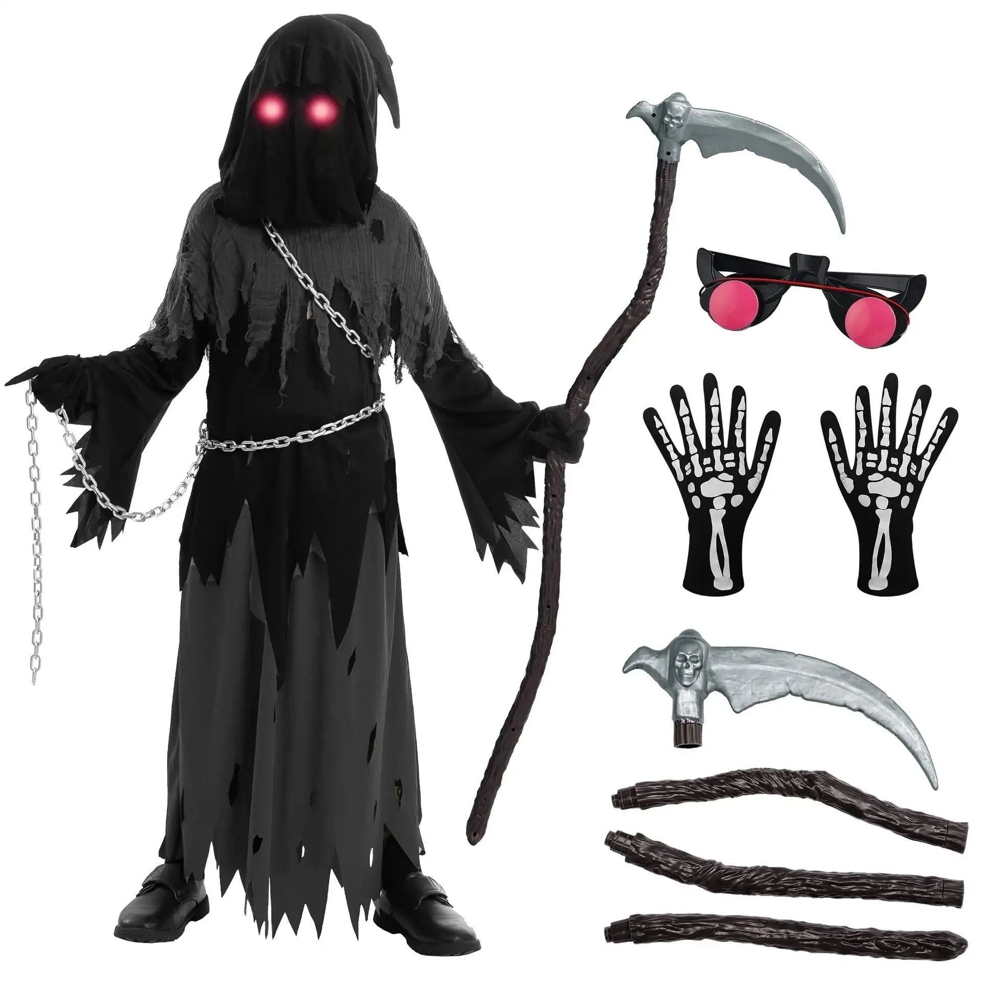 Phantom Kostüm Halloween Kostüm Kinder Kostüm Grim Reaper Kostüm Mit - Image 1