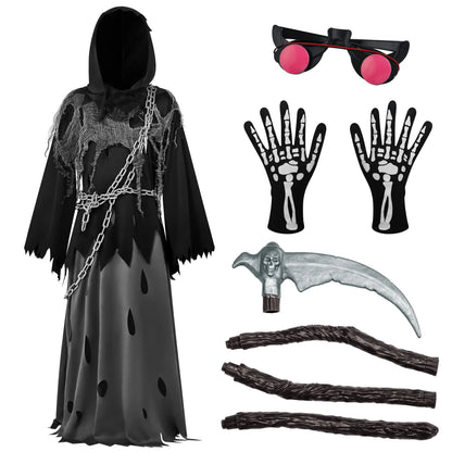 Phantom Kostüm Halloween Kostüm Kinder Kostüm Grim Reaper Kostüm Mit - Image 4