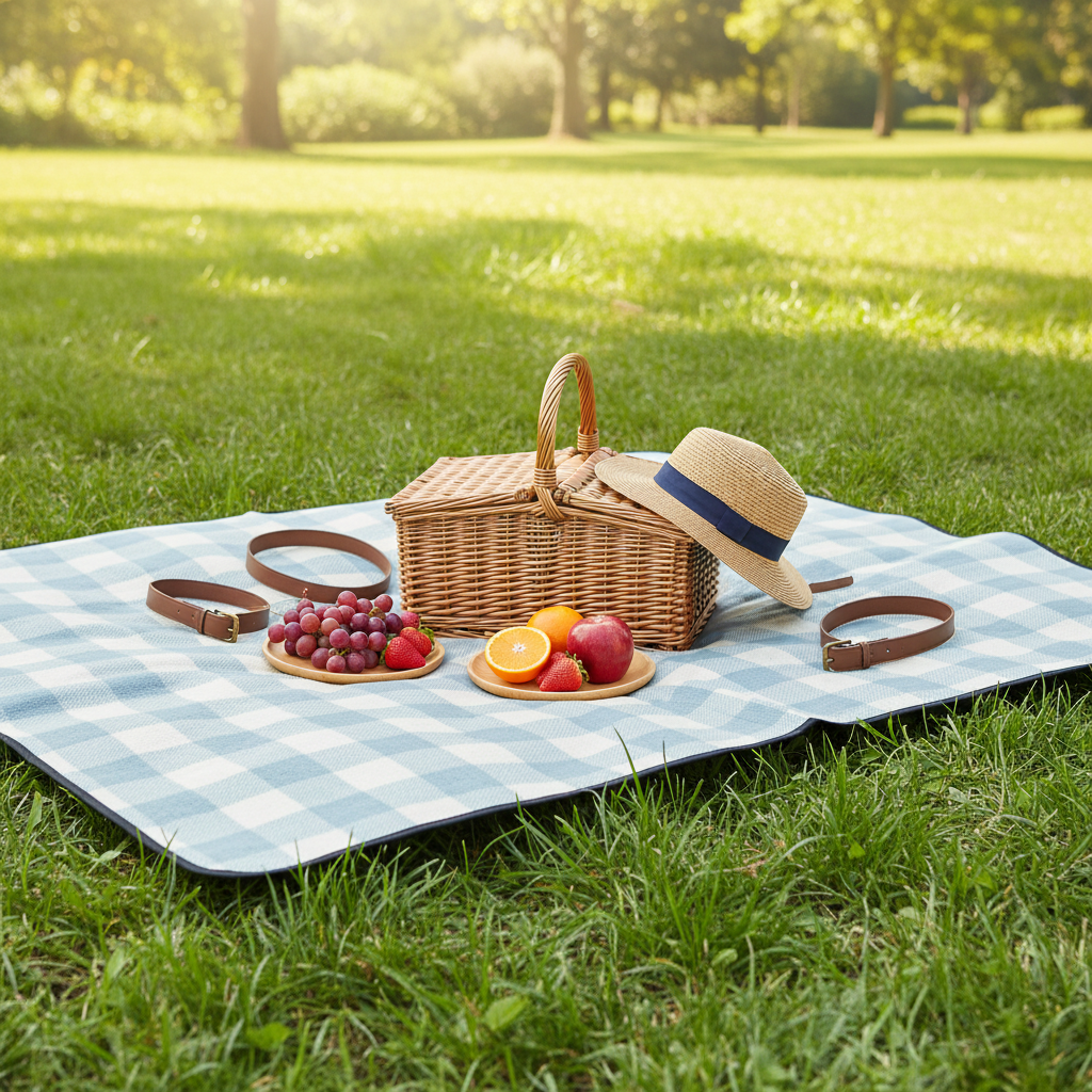 Picknickdecke Outdoor Tragbar Faltbar - Image 7