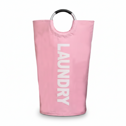 Laundry Basket Padded Handles Foldable Fabric Laundry Collector