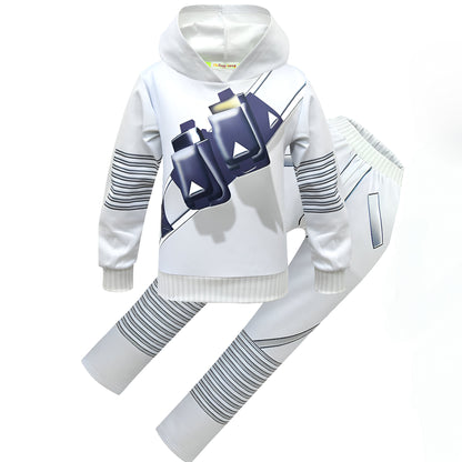 Kostüm DJ Polyester LED Helm Set